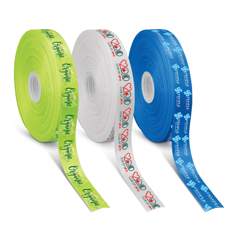 Personalised Ribbon 50mm  - Full Colour – Ribbons – available in white colour