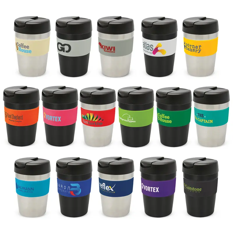 Java Vacuum Cup - 340ml – Reusable Coffee Cups – available in black, silver colours