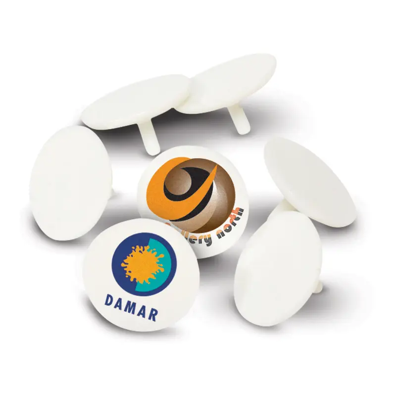 Plastic Golf Ball Marker – Golf Accessories – available in white colour