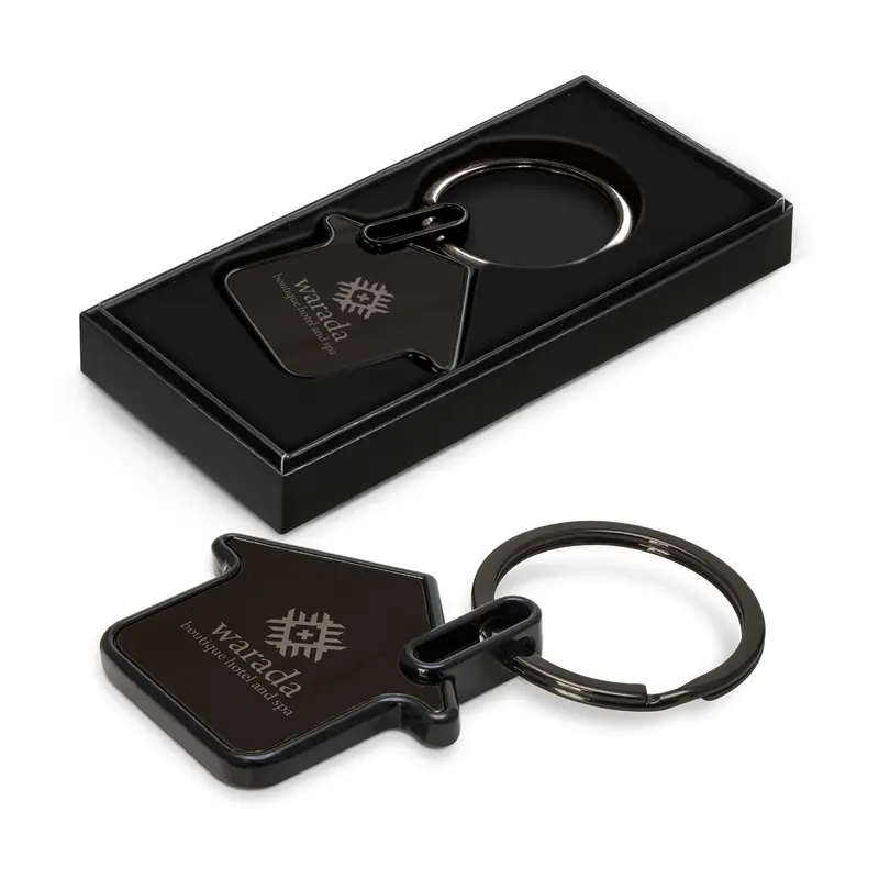 Capital House Key Ring – Keyrings – available in silver colour
