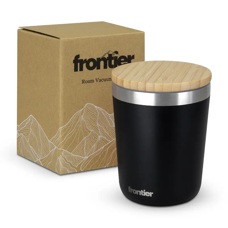 Frontier Roam Vacuum Cup – Cups & Tumblers – available in black colour