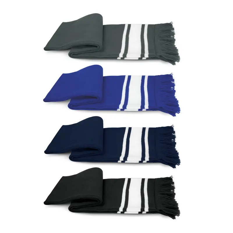Commodore Scarf – Scarves – available in black, blue, grey colours