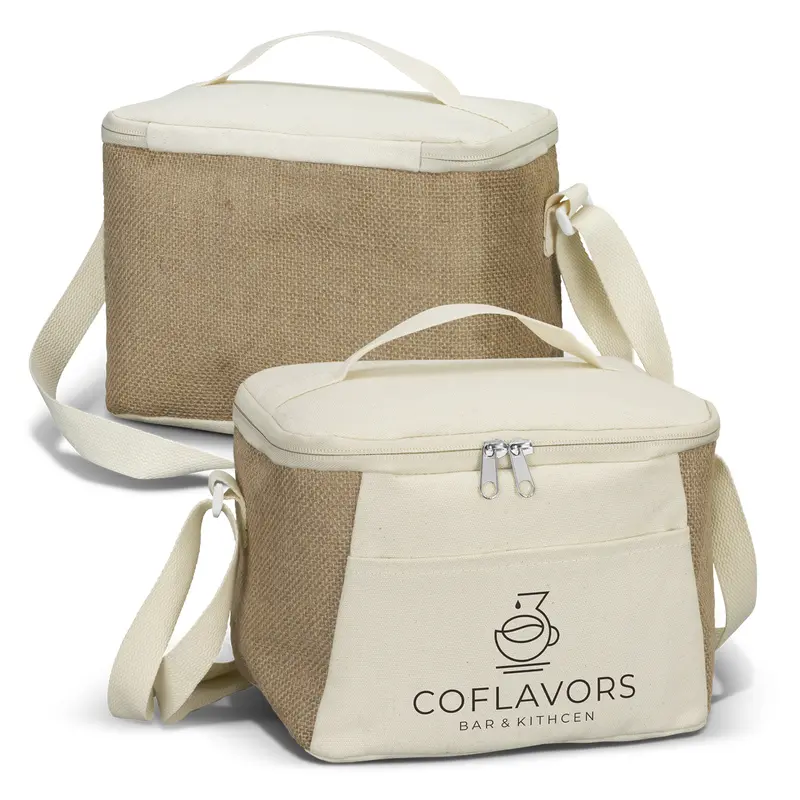 Jute Cooler Bag – Cooler Bags – available in beige colour