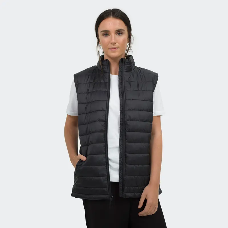 TRENDSWEAR Frazer Womens Puffer Vest – Jackets – available in black colour