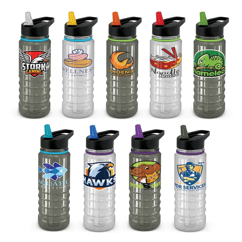 Triton Elite Bottle - Clear and Black – Drink Bottles – available in black, blue, purple, white colours