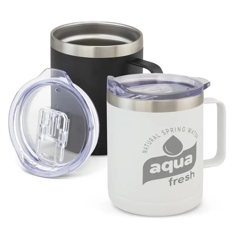 Zeus Vacuum Cup – Reusable Coffee Cups – available in black, white colours