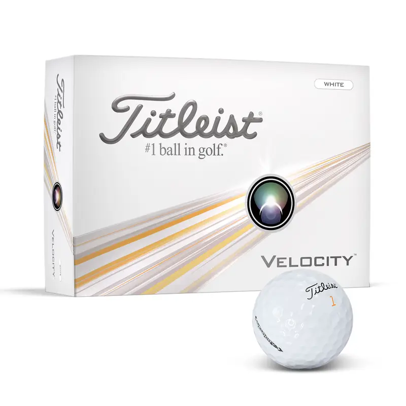Titleist Velocity Golf Ball – Golf Accessories – available in white colour