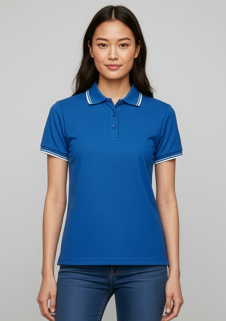 Cambridge Womens Short Sleeve Polo