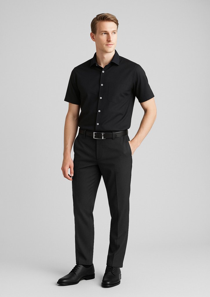 Comfort Wool Stretch Mens Slimline Pant