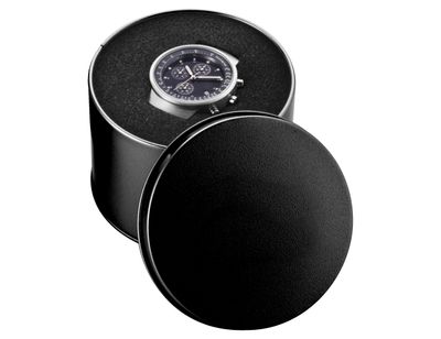 Round Watch Case - Black